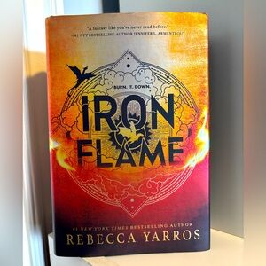 FIRST EDITION Iron Flame by Rebecca Yarros - Adult Fantasy Romance Hardcover